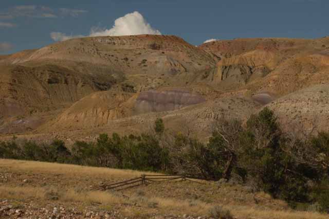 along Highway 287 entering Dubois from the east